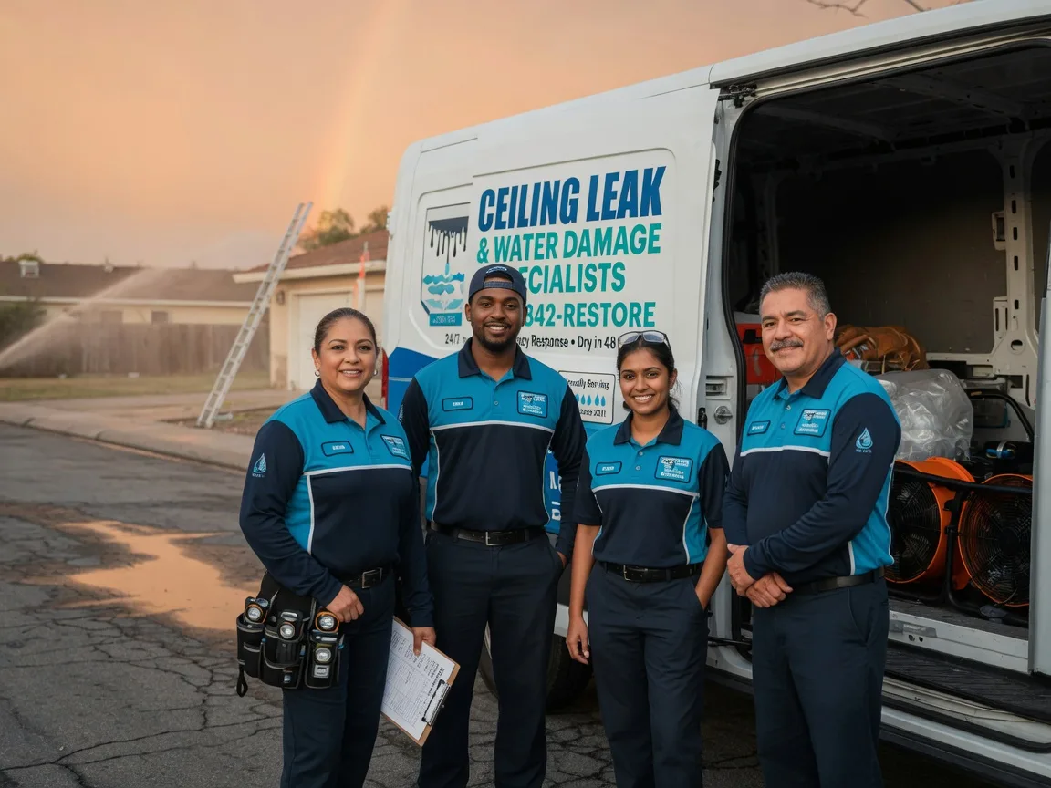 Ceiling Leak Cleanup company in Lewisville, OH